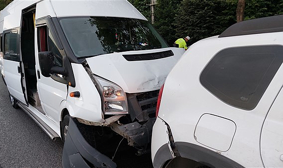 Samsun'da zincirleme trafik kazası 3 yaralı