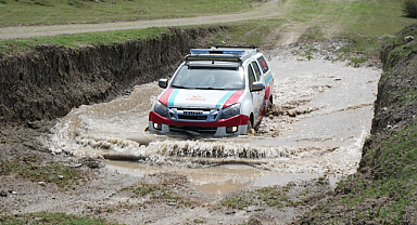 Samsun’da zorlu şartlar altında UMKE eğitimi