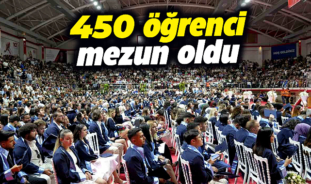 Samsun Üniversitesi'nde 450 öğrenci mezun oldu