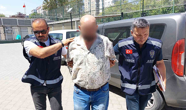 Samsun'da silahla saldırgan adliyeye sevk edildi