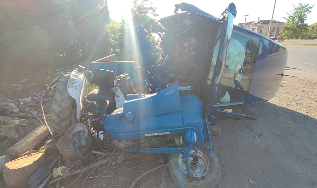 Samsun'da test sürüşünde kaza yaptı