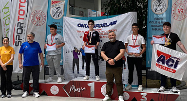 Samsunlu sporcular hedefi vurdu