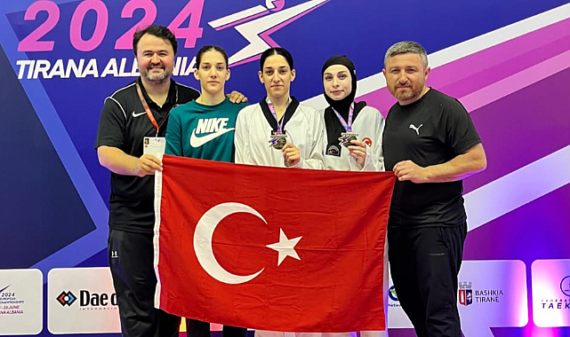 Samsunlu tekvandoculardan Avrupa üçüncülüğü