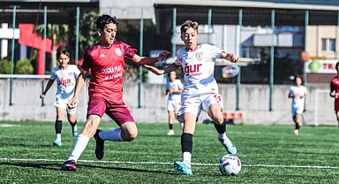 Samsunspor U13 Ligi Play-Offları'nda Vefaspor'u farklı yendi