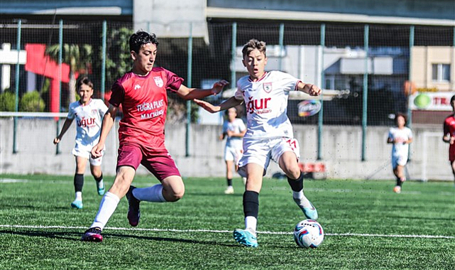 Samsunspor U13 Ligi Play-Offları'nda Vefaspor'u farklı yendi