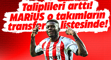 Samsunspor'un golcüsü Marius'un taliplileri artıyor!