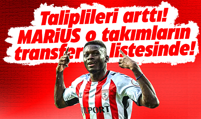 Samsunspor'un golcüsü Marius'un taliplileri artıyor!