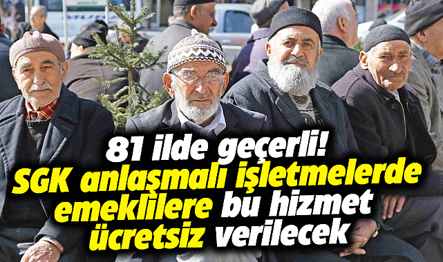 SGK anlaşmalı kaplıcalarda emeklilere hizmet ücretsiz oldu!