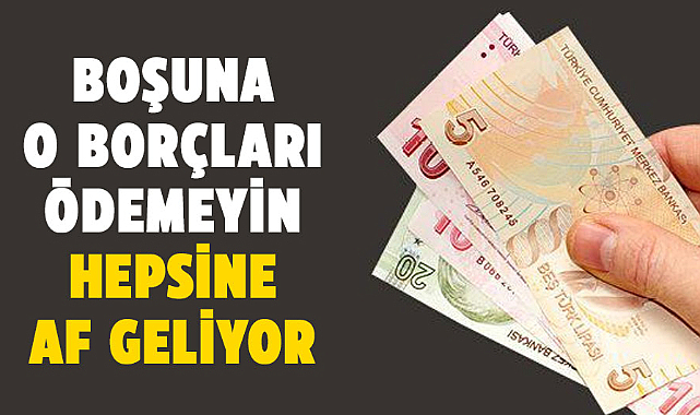 Sicil Affı ve devlet destekli borç kapatma kredisi kabul edildi