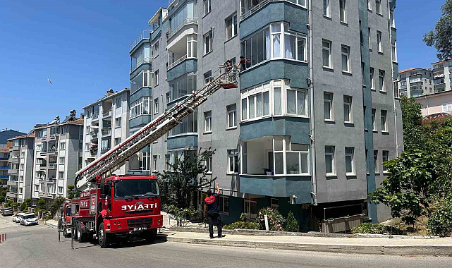 Sinop'ta korkutan yangın