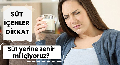 Süt içiyorsanız dikkat!!! Süt yerine zehir mi içiyoruz??