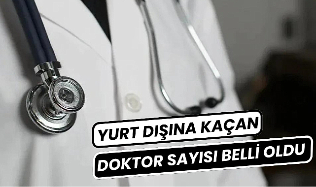 Türkiye'den yurt dışına kaçan doktor sayısı belli oldu