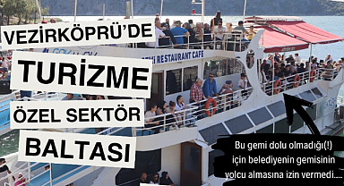 Vezirköprü Şahinkaya Kanyonu'nda turizme özel sektör baltası 'Gemi kaptanının talebiyle vatandaş güneşin altında bekletildi'