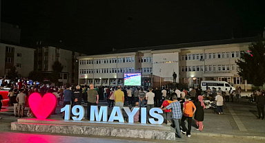 19 Mayıs milli maçla coştu