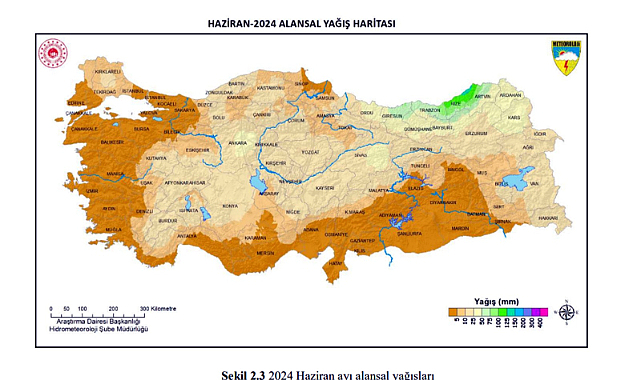 23 yılın en düşük haziran yağışı