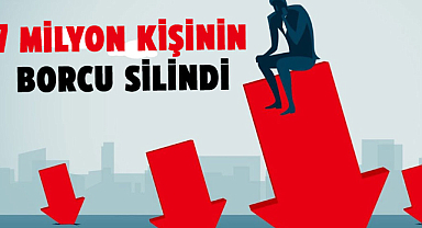 7 Milyon Kişinin Borcu Silindi