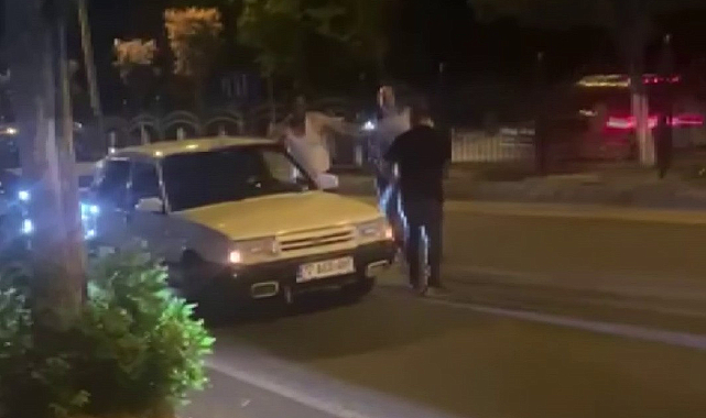 Adıyaman'da yol verme kavgası