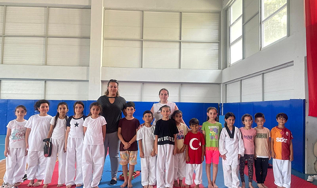 Alaçam spor yapıyor