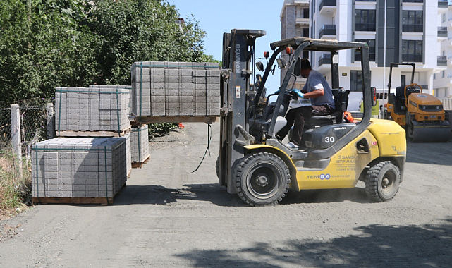 Atakum Belediyesi'nden yoğun çalışma seferberliği