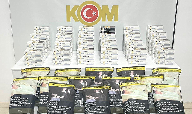 Atakum’da kaçak makaron ve sahte tütün baskını