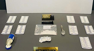 Atakum'da uyuşturucu baskını! Sentetik ecza ve metamfetamin bulundu