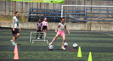 Atakum kızları hem eğleniyor hem öğreniyor