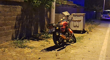 Bafra’da motosiklet kazası! Sürücü hastanelik oldu