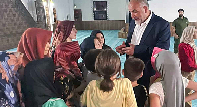 Canik’te camileri çocuklar doldurdu