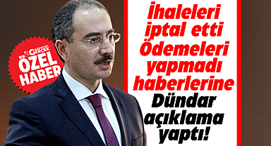 Çarşamba Belediye Başkanı Dündar ihale iptali ile ilgili iddialara yanıt verdi