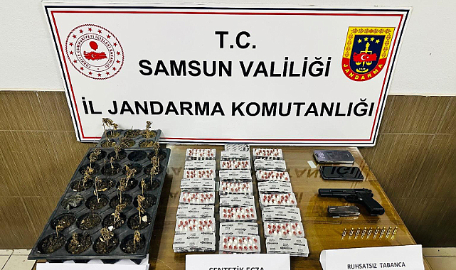 Çarşamba’da uyuşturucu baskınına 3 gözaltı
