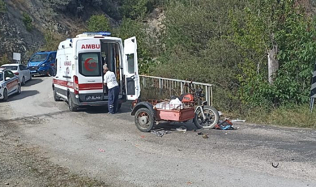 Çorum'un İskilip ilçesinde Meryem Çıkrık motosiklet kazasında öldü
