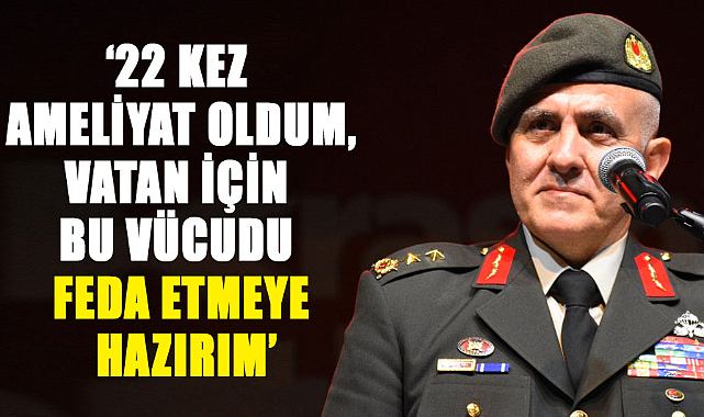 Davut Alâ: Vatan için bu vücudu feda etmeye hazırım