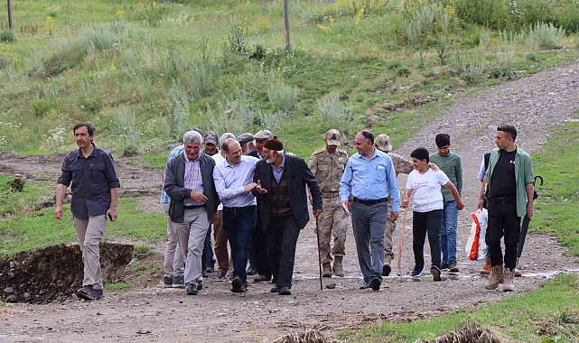 Erzurum'da sel felaketinin yaraları sarılıyor