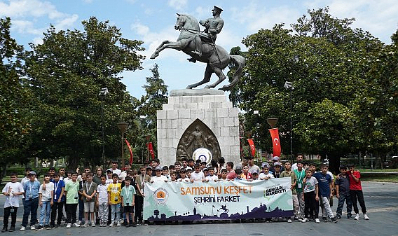 Gençler Samsun'u keşfedip şehrini fark ediyor