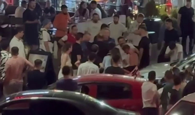 Husumetli iki grup kavgasında ortalık savaş alanına döndü