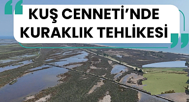 Kızılırmak Deltası Kuş Cenneti kuraklık tehlikesi altında