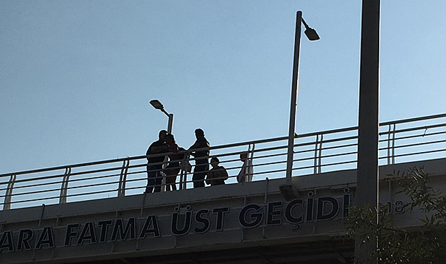 Kocaeli'de bir kadın köprüden atlamaya kalktı