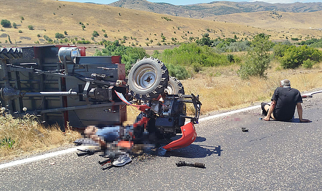 Malatya’nın Arguvan ilçesinde Ali Erdem kullandığı çapa motorunun altında can verdi 