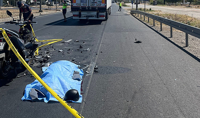 Manisa’nın Salihli ilçesinde 40 yaşındaki Caner Şener motosiklet kazasında öldü