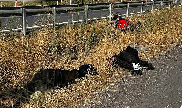 Muğla'da feci kazada motosiklet sürücüsü öldü