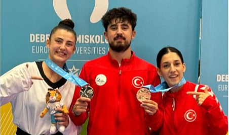 OMÜ Tekvando Takımı'ndan Avrupa Üniversite Oyunları'nda 2 madalya