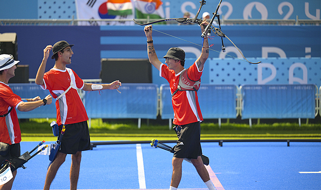 Paris 2024 Olimpiyat Oyunları'nda Klasik Yay Erkek Milli Takımı yarı finale yükseldi