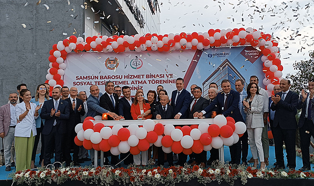 Samsun Barosu Hizmet Binası ve Sosyal Tesisi'nin binasının temeli dualarla atıldı.