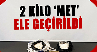 Samsun’da 2 kilo ‘met’ ele geçirildi