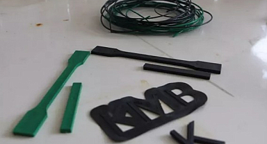 Samsun’da atık faraş ve tramvay koltuğundan 3D yazıcı filamentleri ürettiler