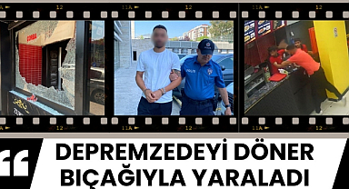 Samsun'da depremzede işyeri sahibini döner bıçağıyla yaraladı