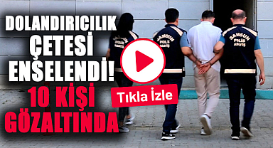 Samsun'da dolandırıcılık çetesi enselendi! 10 kişi gözaltında