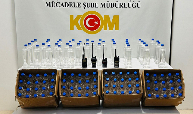Samsun’da etil alkol baskını