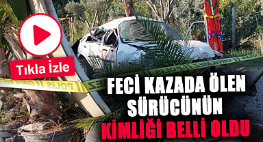 Samsun'da feci kazada ölen sürücünün kimliği belli oldu