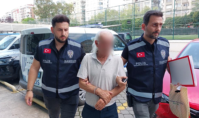 Samsun'da genç kızın fotoğrafını çeken yaşlı adama gözaltı